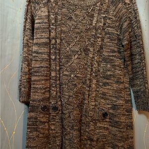 Women's Brown Knit Sweater